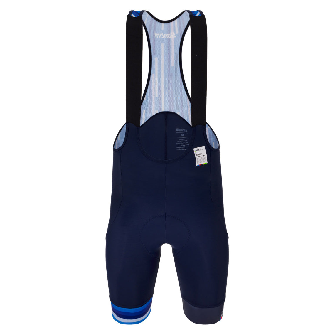 Santini Salo' Del Garda 1962 Bib Shorts Uci - Navy Blue - Cyclop.in