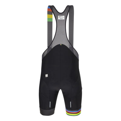 Santini UCI Rainbow Stripes Bibshort - Cyclop.in