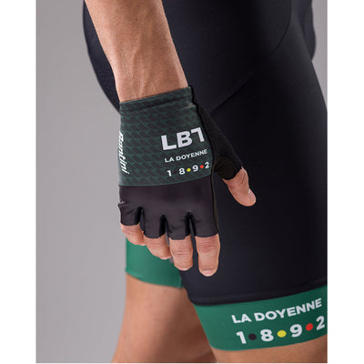 Santini TDF Liege Bastogne Liege Gloves - Print - Cyclop.in