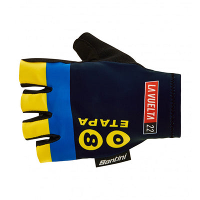 Santini La Vuelta Austrias Gloves - Print - Cyclop.in