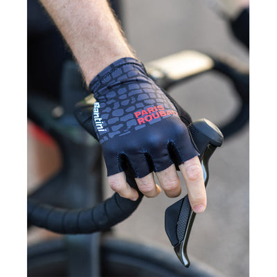 Santini TDF Paris Roubaix Gloves - Print - Cyclop.in
