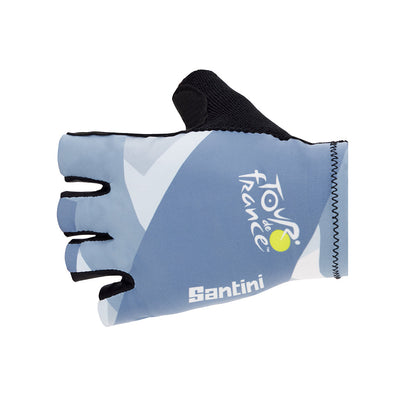 Santini TDF Mont Blanc Gloves - Print - Cyclop.in