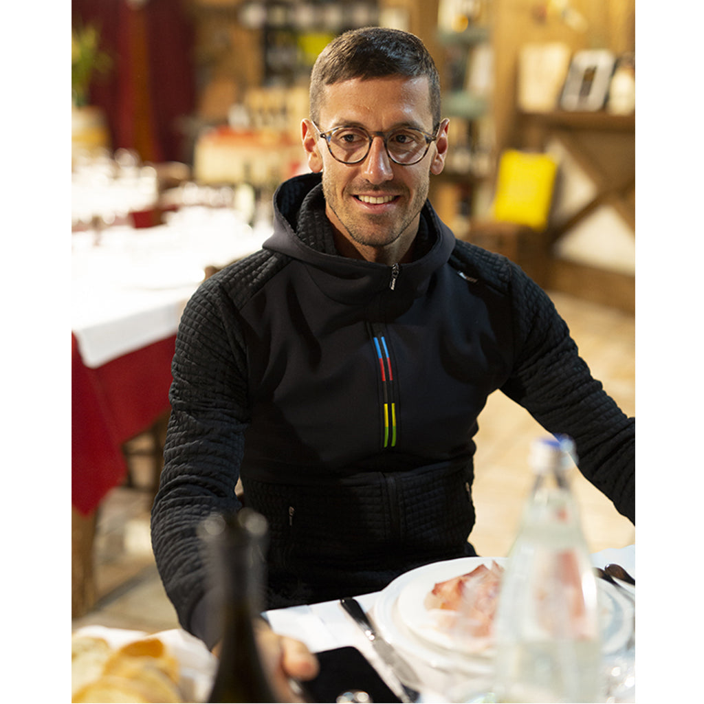 Santini UCI Groove Hoodie - Black - Cyclop.in