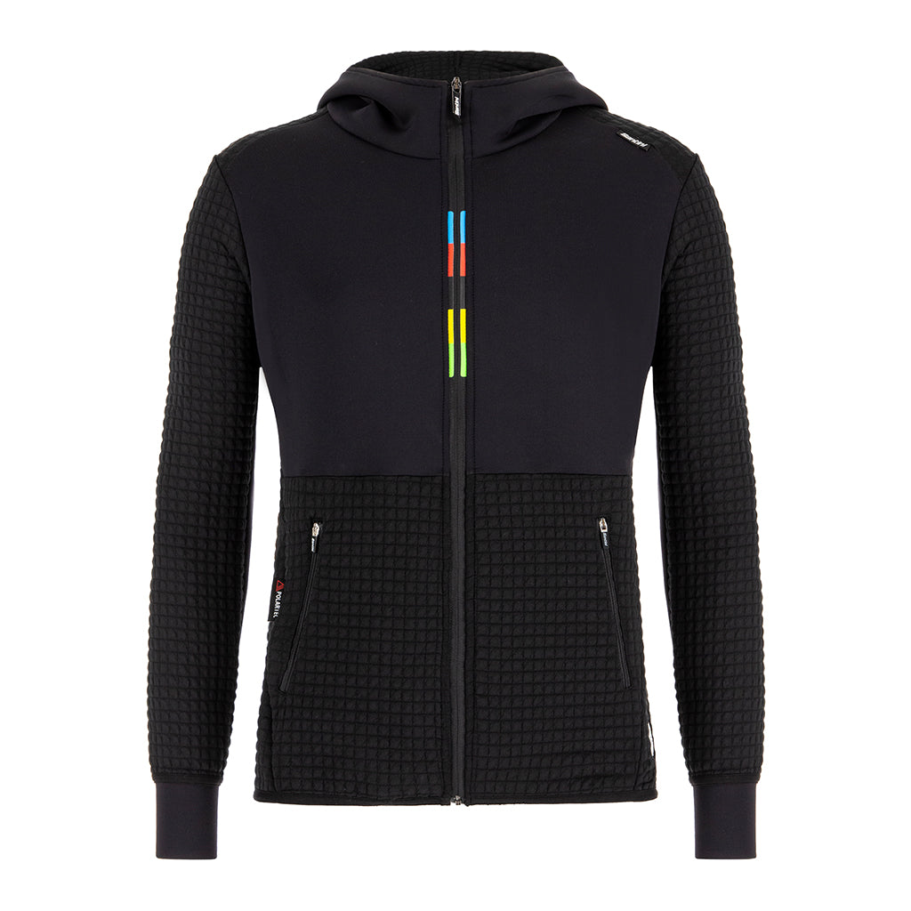 Santini UCI Groove Hoodie - Black - Cyclop.in