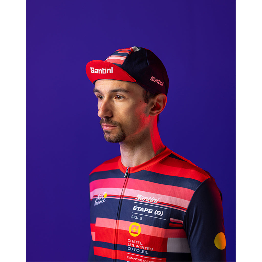 Santini TDF Aigle Cycling Cap - Print - Cyclop.in