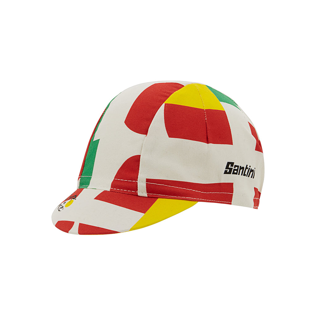 Santini TDF Gran Depart Copenhague Cycling Cap - Print - Cyclop.in