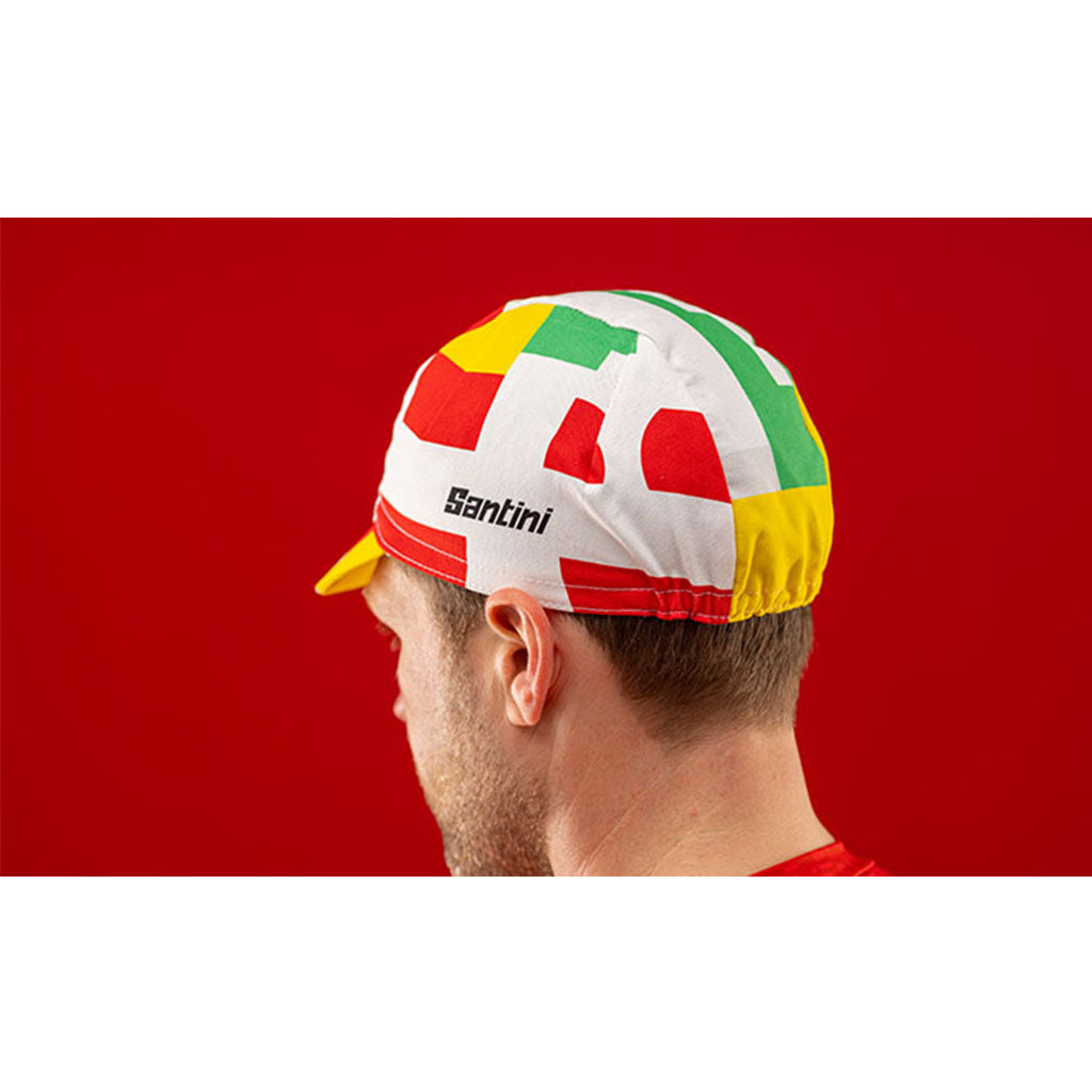 Santini TDF Gran Depart Copenhague Cycling Cap - Print - Cyclop.in