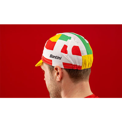 Santini TDF Gran Depart Copenhague Cycling Cap - Print - Cyclop.in