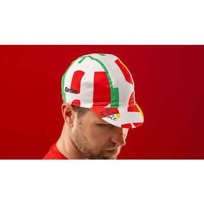 Santini TDF Gran Depart Copenhague Cycling Cap - Print - Cyclop.in