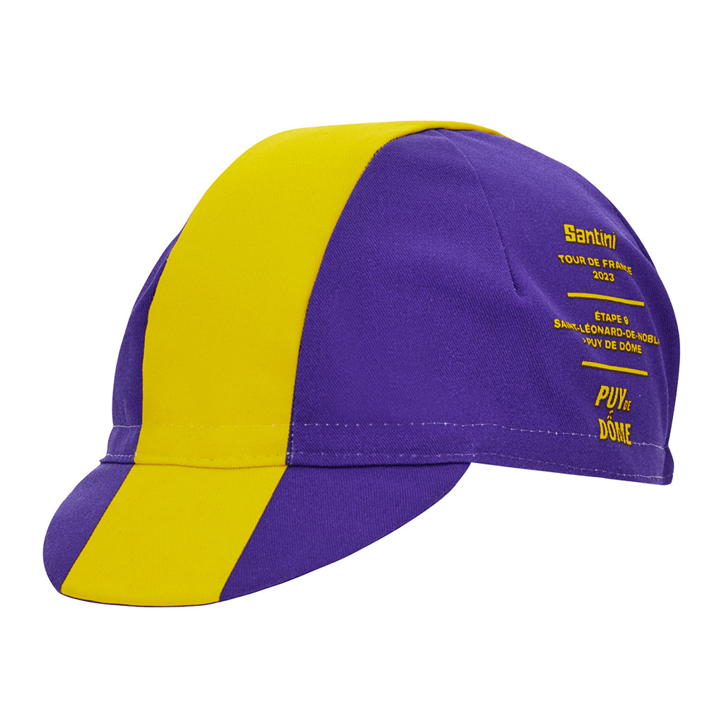 Santini TDF Puy De Dome Cycling Cap-Print - Cyclop.in