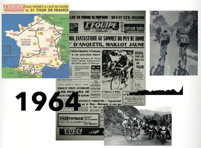 Santini TDF Puy De Dome Cycling Cap-Print - Cyclop.in