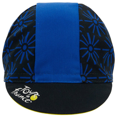 Santini Tour De France Trionfo Cycling Cap - Navy Blue - Cyclop.in