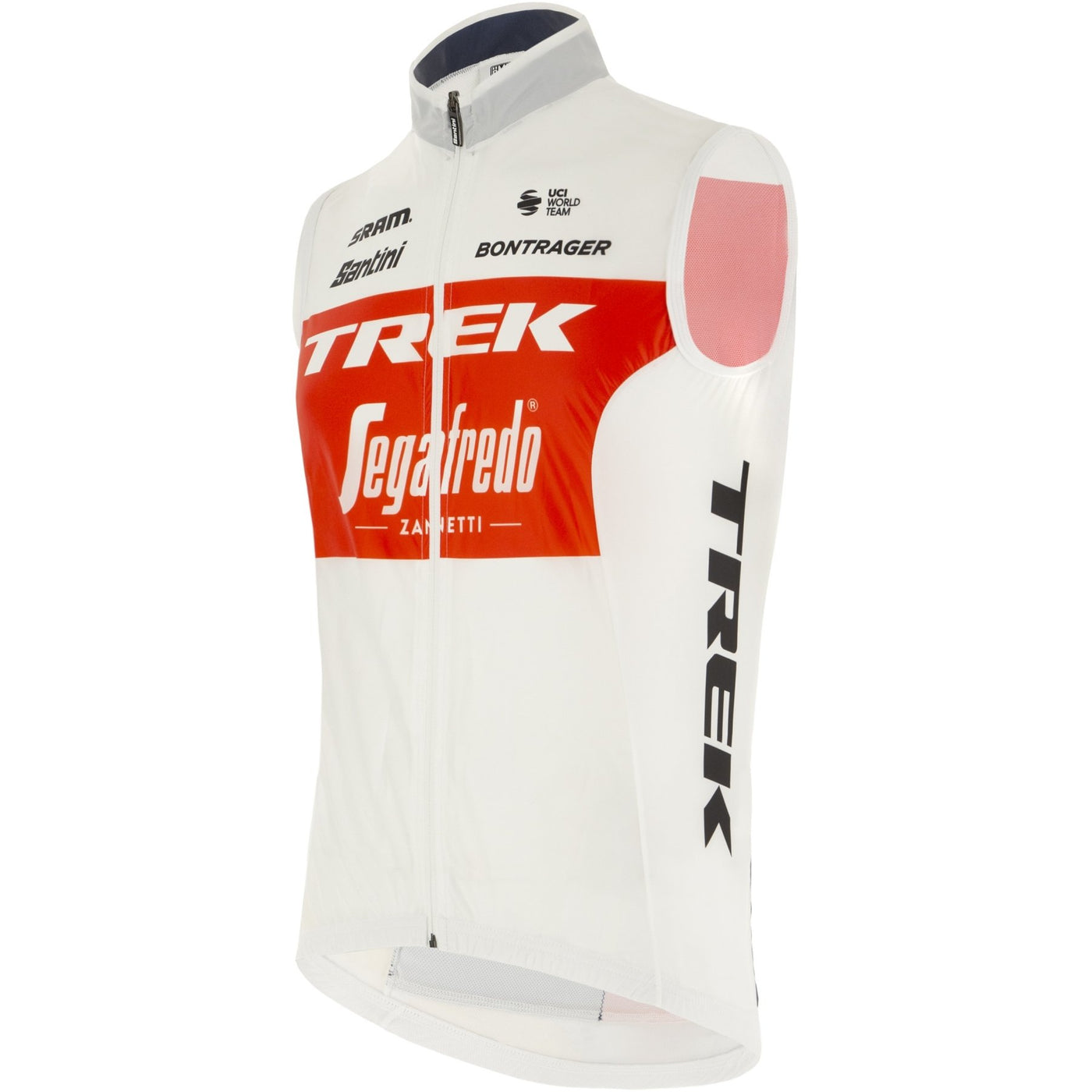 Santini Trek-Segafredo - Wind Vest (Red) - Cyclop.in