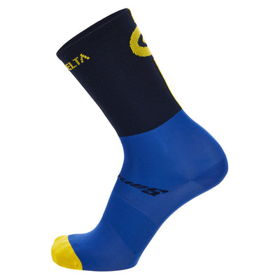 Santini La Vuelta Asturias Socks - Navy Blue - Cyclop.in