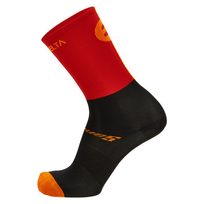 Santini La Vuelta Madrid Socks - Red - Cyclop.in