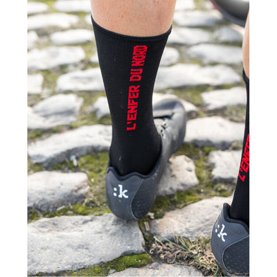 Santini TDF Paris Roubaix Socks - Print - Cyclop.in