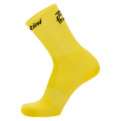 Santini TDF Overall Leader Socks - Yellow - Cyclop.in