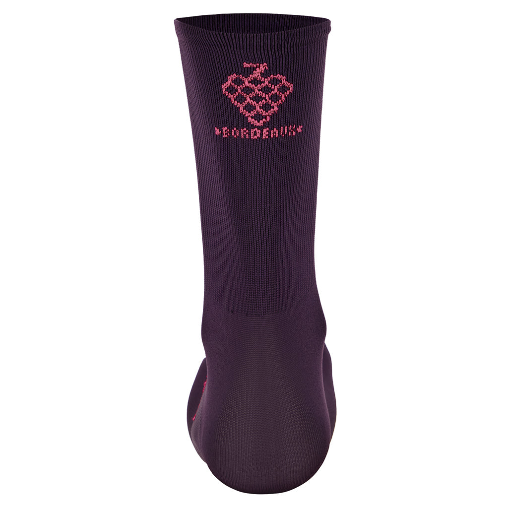 Santini TDF Bordeaux Socks - Black - Cyclop.in