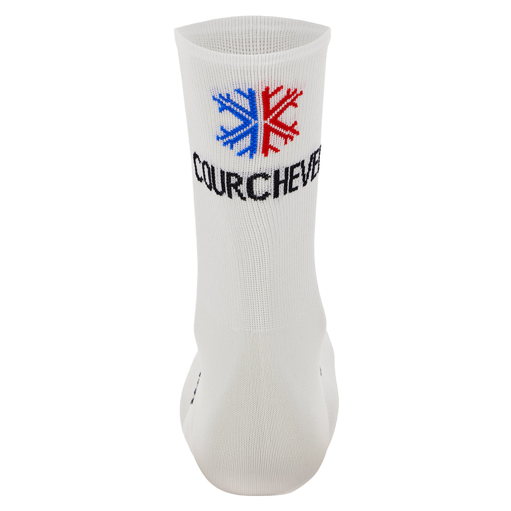 Santini TDF Mont Blanc Socks - White - Cyclop.in