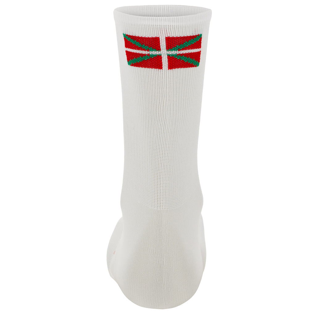 Santini TDF Grand Depart Pais Vasco Socks - White - Cyclop.in