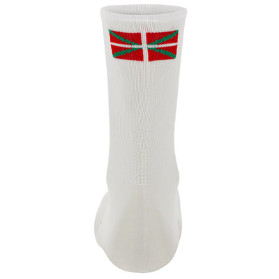 Santini TDF Grand Depart Pais Vasco Socks - White - Cyclop.in