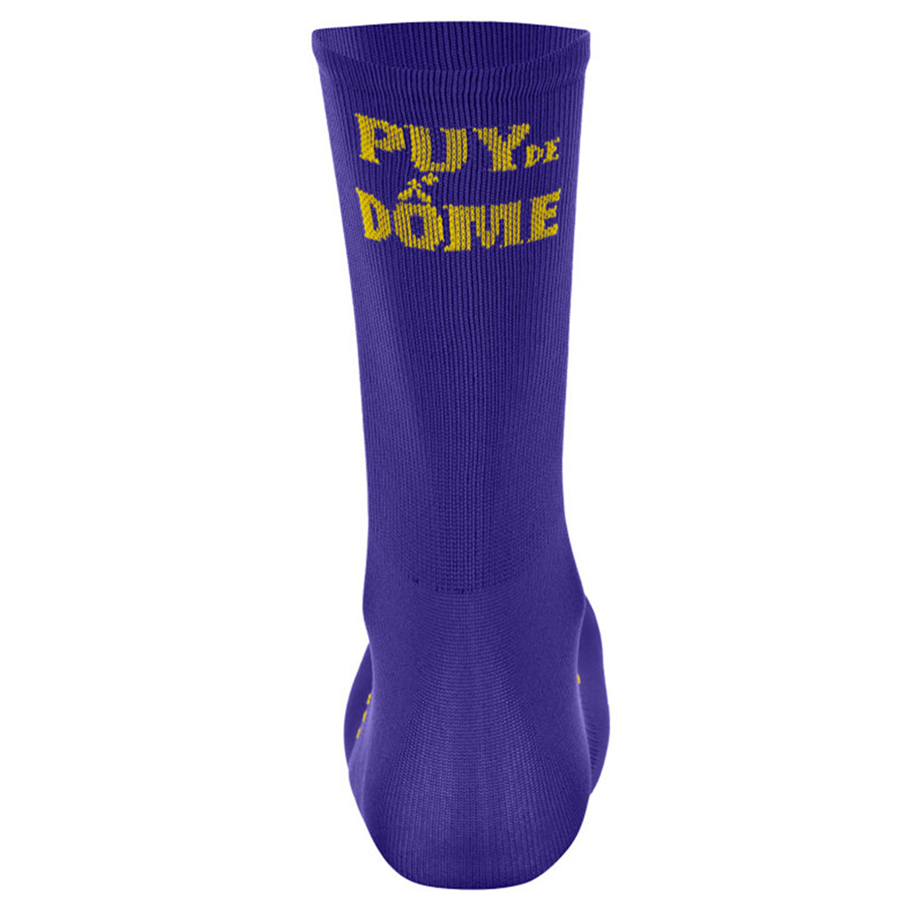 Santini TDF Puy De Dome Socks - White - Cyclop.in