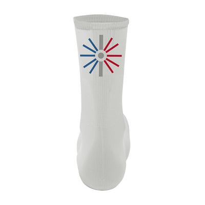 Santini Tour De France Trionfo Socks 2023 - White - Cyclop.in