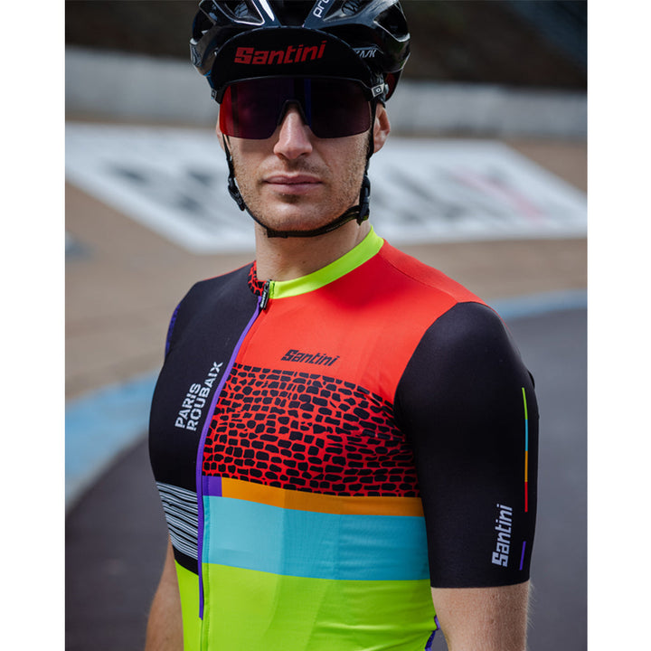 Buy Santini TDF Paris Roubaix Forger Des Heroes Jersey - Print