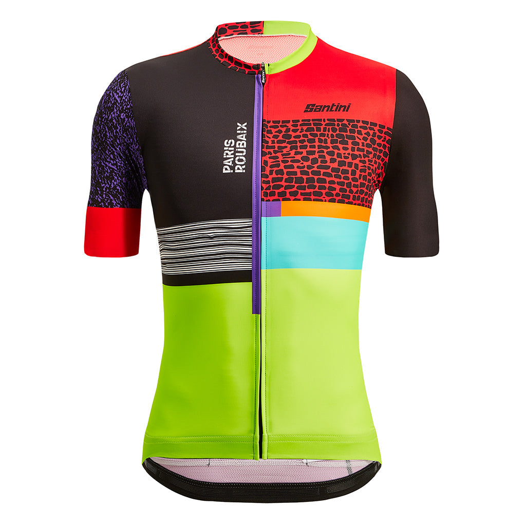 Santini TDF Paris Roubaix Forger Des Heroes Jersey - Print - Cyclop.in