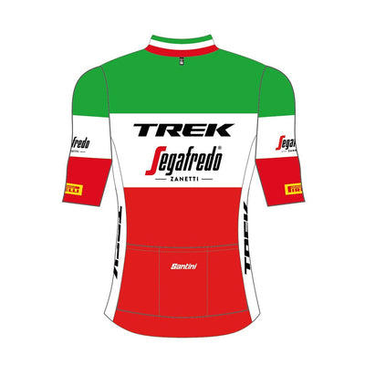 Santini Trek-Segafredo Italian Champion Jersey - Print - Cyclop.in