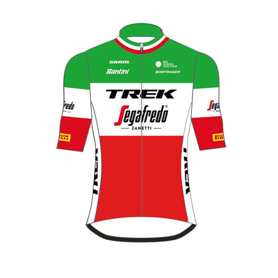 Santini Trek-Segafredo Italian Champion Jersey - Print - Cyclop.in