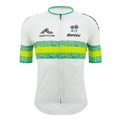 Santini Australian National Team Cycling Jersey - Print - Cyclop.in