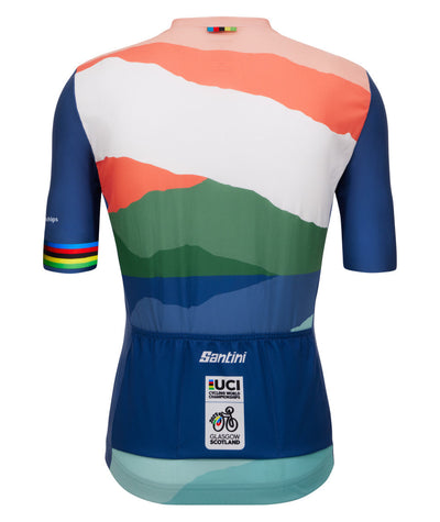 Santini UCI World Championships Cloudscape Jersey - Print - Cyclop.in