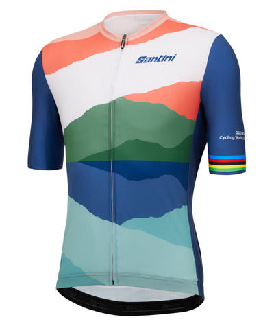 Santini UCI World Championships Cloudscape Jersey - Print - Cyclop.in