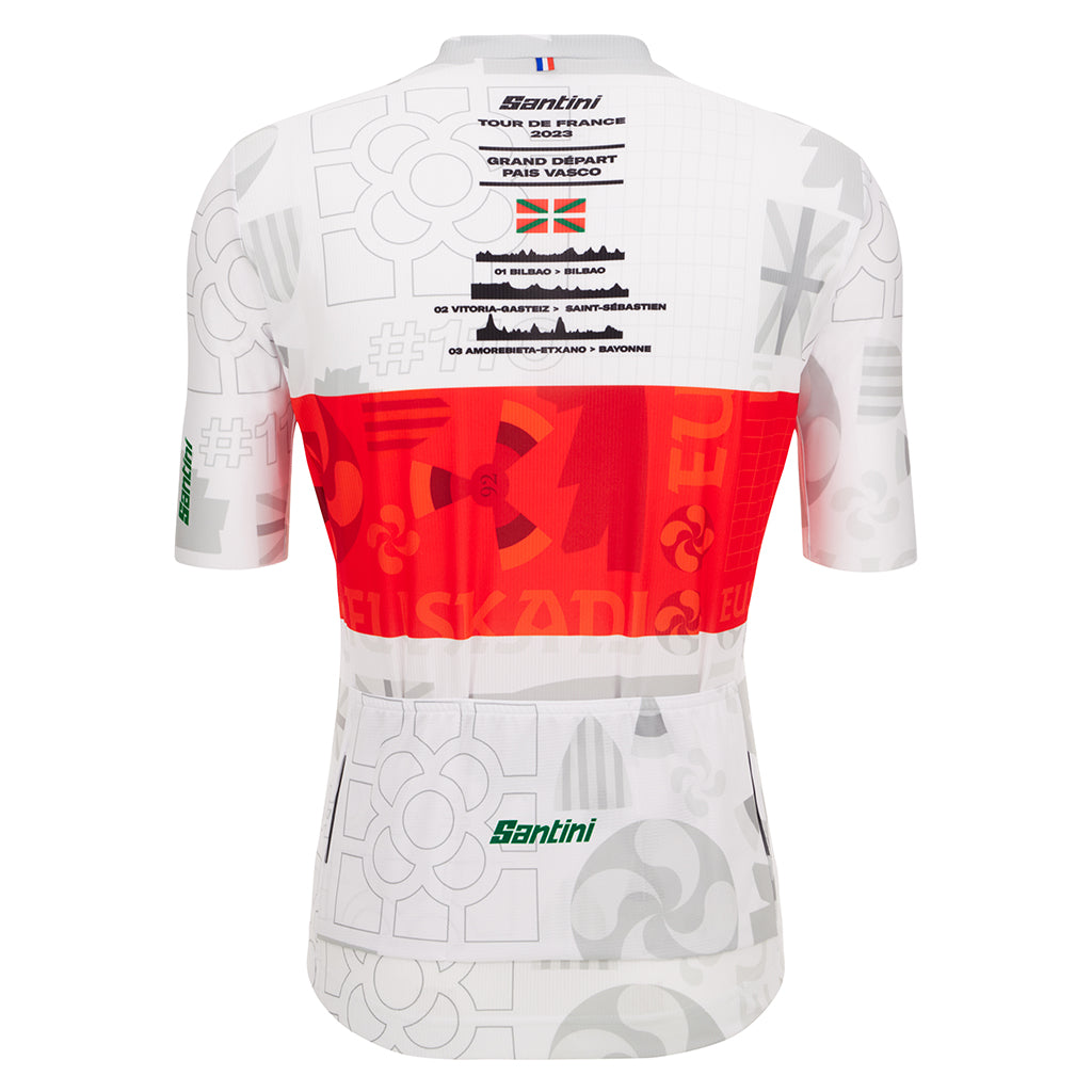 Santini TDF Grand Depart Pais Vasco Jersey - Print - Cyclop.in