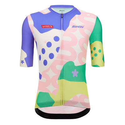 Santini La Vuelta KM Cero Jersey - Print - Cyclop.in