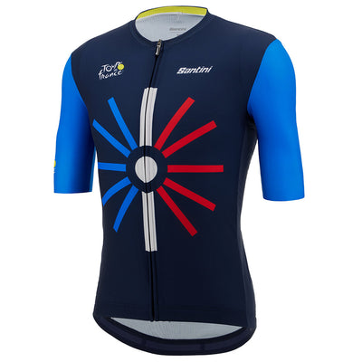 Santini Tour De France Trionfo Jersey 2023 - Print - Cyclop.in