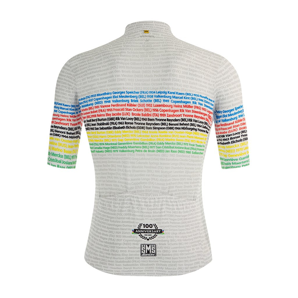 Santini UCI Road 100 Champions Jersey - Print - Cyclop.in