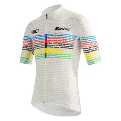 Santini UCI Road 100 Champions Jersey - Print - Cyclop.in