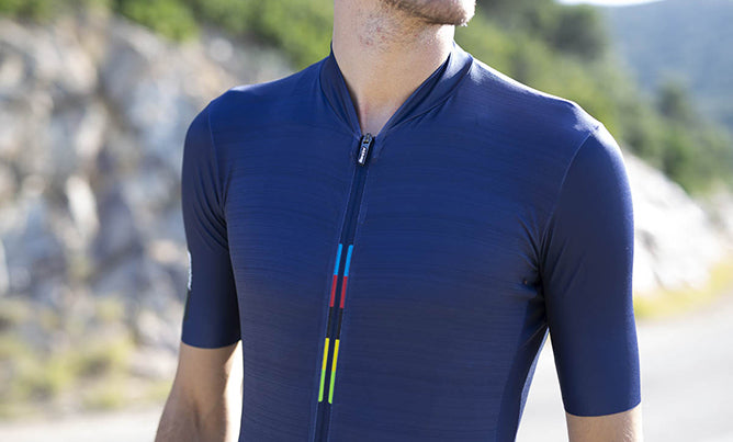 Santini UCI Official Classe Jersey (Navy Blue) - Cyclop.in