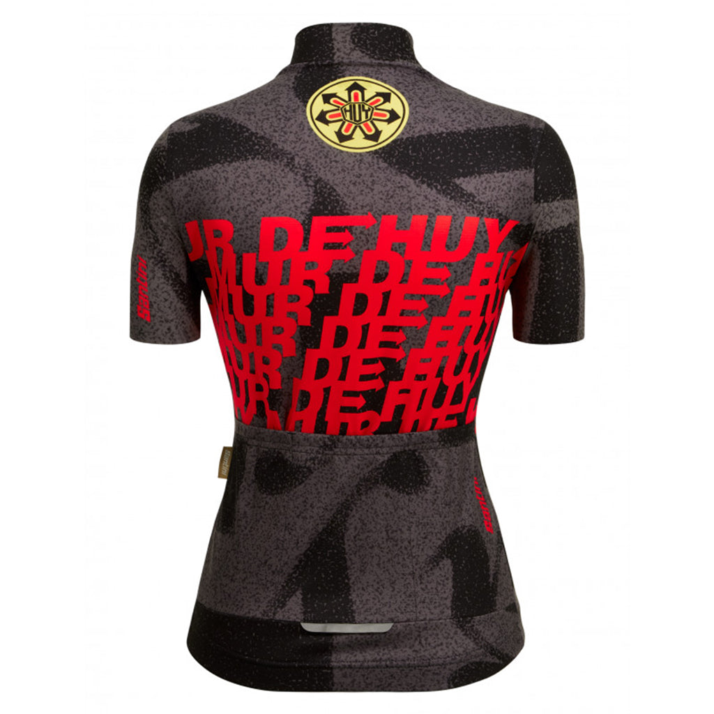 Santini Womens TDF Mur De Huy Jersey - Print - Cyclop.in