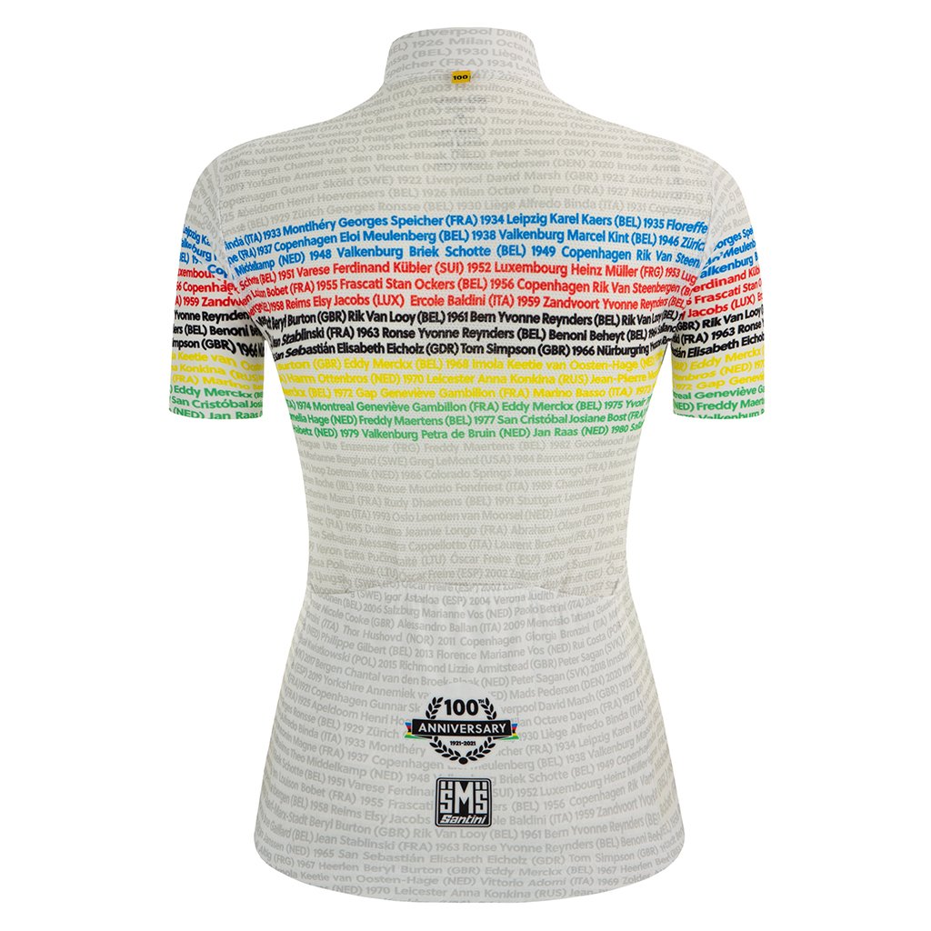 Santini Womens UCI Road 100 Champions Jersey - Print - Cyclop.in