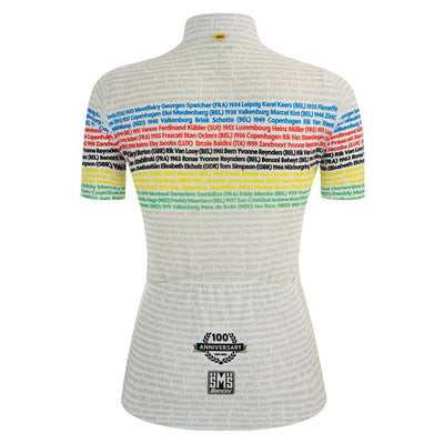Santini Womens UCI Road 100 Champions Jersey - Print - Cyclop.in