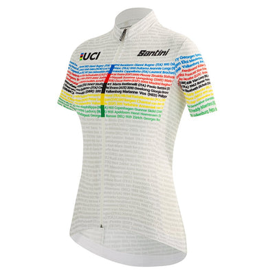 Santini Womens UCI Road 100 Champions Jersey - Print - Cyclop.in