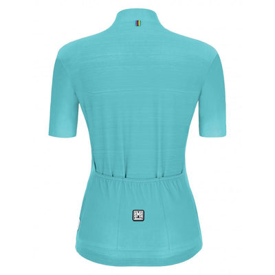 Santini Woman UCI Official Scia Jersey - Water - Cyclop.in