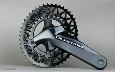 Absolute Black Oval Gravel CR 2x 110/4 BCD-30T/32T - Black - Cyclop.in