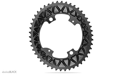 Absolute Black Oval Gravel CR 2x 110/4 BCD-30T/32T - Black - Cyclop.in