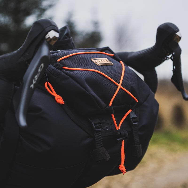 Restrap Handlebar Bag - Black/Orange - Cyclop.in