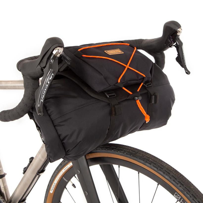 Restrap Handlebar Bag - Black/Orange - Cyclop.in