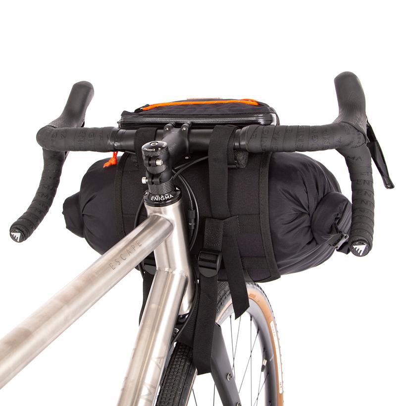 Restrap Handlebar Bag - Black/Orange - Cyclop.in